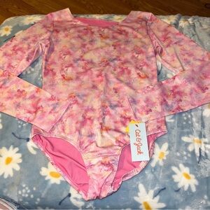 Cat & Jack Girls Size XL 14 16 New NWT Long Sleeve Leotard Wicking